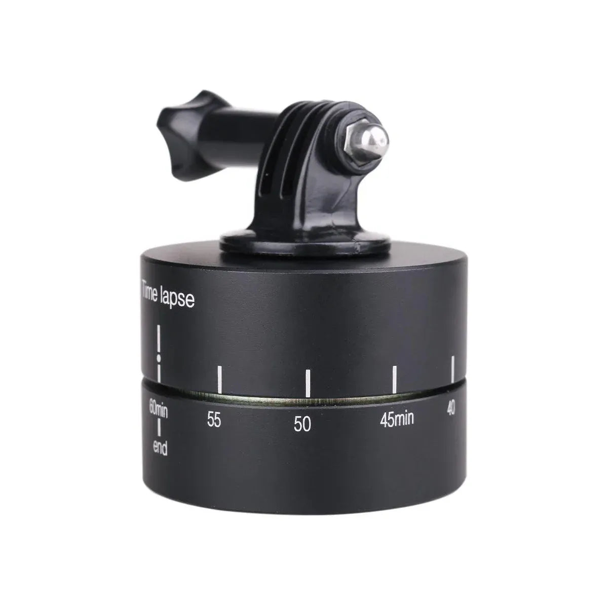 Action Camera 360° Rotating 60/120min Time Lapse Timer Tripod Head Adapter Gopro - 60min