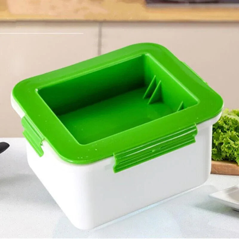 Simple Tofu Press/Marinating Dish, Removes Moisture From Tofu Automatically Au - Mekamart Australia