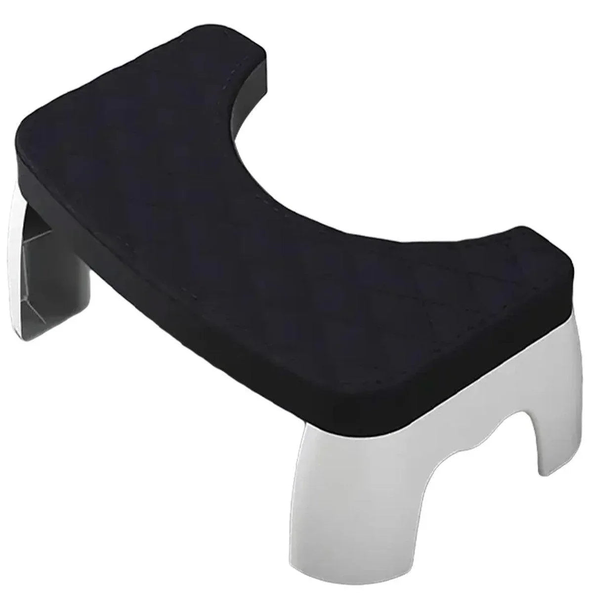 Toilet Stool Anti-Slip Bathroom Footstool for Home Use with Stable Support Design - White - Mekamart Australia