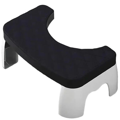 Toilet Stool Anti-Slip Bathroom Footstool for Home Use with Stable Support Design - White - Mekamart Australia