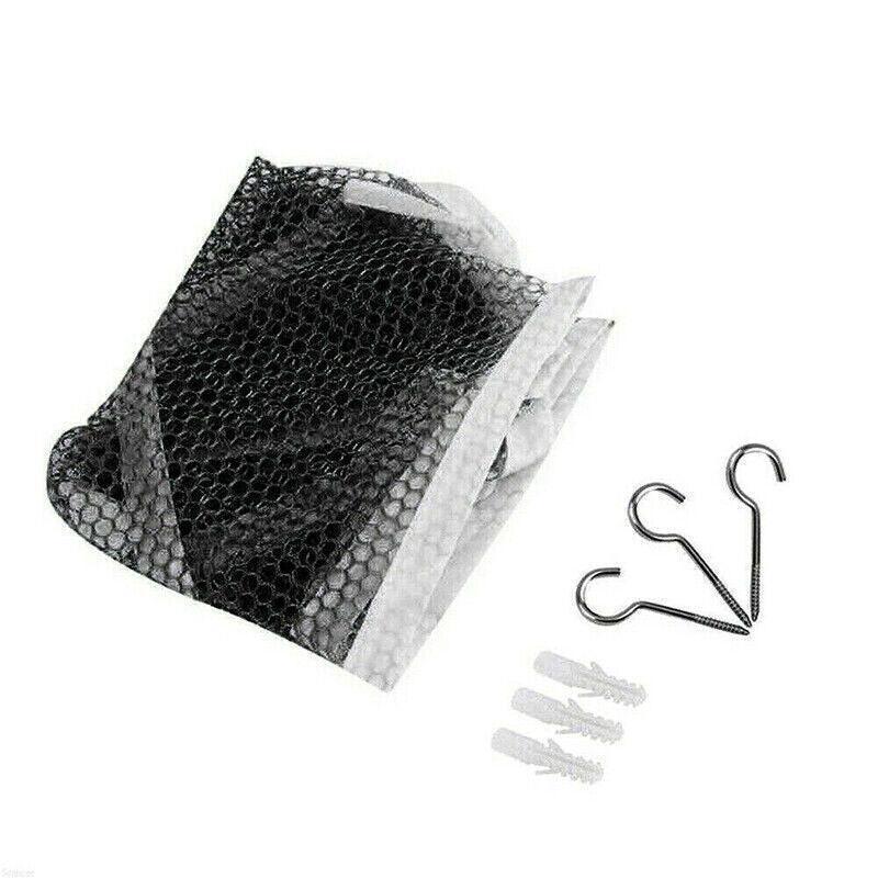 Soft Large Toy Hammock Mesh Net Storage Organizer for Bedroom Plush Toys - White - Mekamart Australia