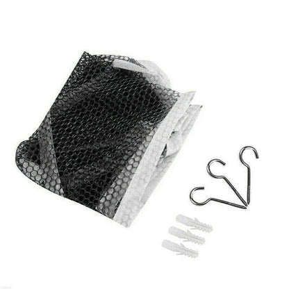 Soft Large Toy Hammock Mesh Net Storage Organizer for Bedroom Plush Toys - White - Mekamart Australia