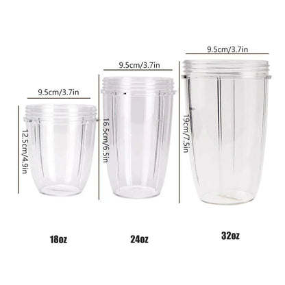 Blender Cups 32OZ 24OZ 18OZ Replacement Accessories Juicer Ice Crushing Blades - 18oz - Mekamart Australia