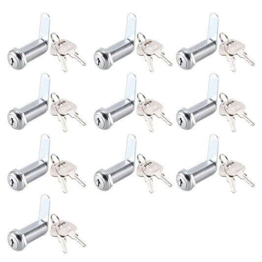 1/5/10pcs File Cabinet Drawer Milk Box Swivel Lock Small Round Security Lock - 16mm-10PCS