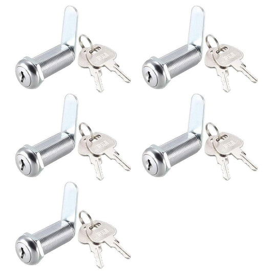 1/5/10pcs File Cabinet Drawer Milk Box Swivel Lock Small Round Security Lock - 25mm-5PCS