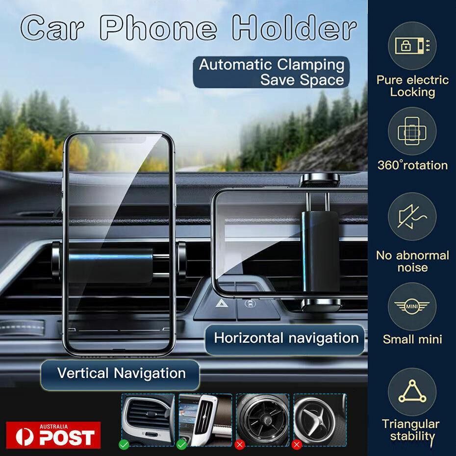 Universal Car Air Vent Mount Holder Cradle Stand Bracket For Mobile Cell Phone