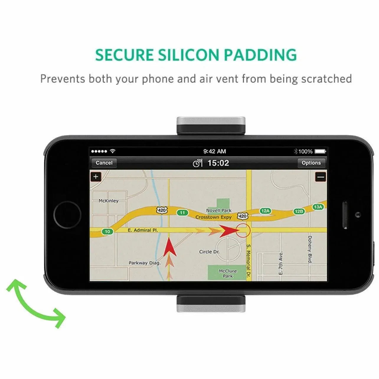 Universal Car Air Vent Mount Holder Cradle Stand Bracket For Mobile Cell Phone