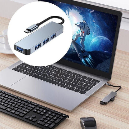 8/6/4-In-1 Usb-C Hub Adapter Type-C Hub Hdmi For Macbook Pro/Air Ipad Pro Laptop - 6-IN-1