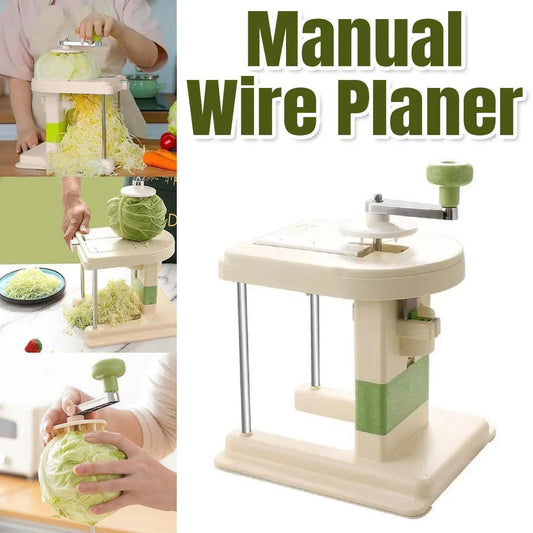 Hand Crank Vegetable Cutter Shredder Cabbage Slicer Household Grater Tool - Mekamart Australia