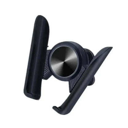 Gravity Phone Holder for Car Air Vent Mount Auto-Clamp Cradle Bracket - Black