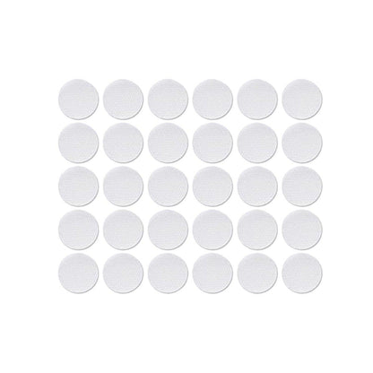 Strong Sticky Round Self Adhesive Dots DIY Bond Tape No Mark Fasteners - Transparent 102 Pairs - 15mm
