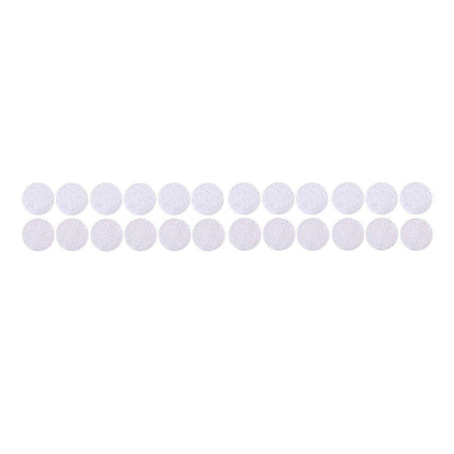 Strong Sticky Round Self Adhesive Dots DIY Bond Tape No Mark Fasteners - Transparent 102 Pairs - 15mm