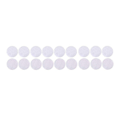 Strong Sticky Round Self Adhesive Dots DIY Bond Tape No Mark Fasteners - Transparent 102 Pairs - 15mm