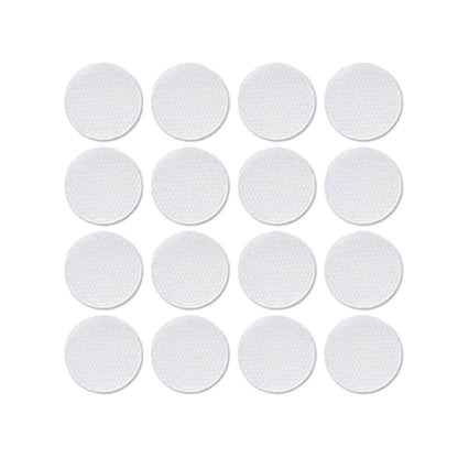 Strong Sticky Round Self Adhesive Dots DIY Bond Tape No Mark Fasteners - White 20Pairs - 20mm