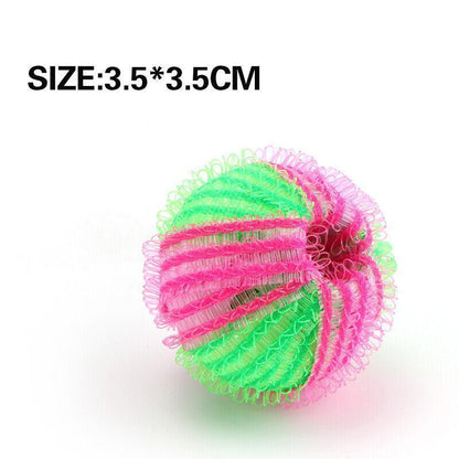 6PCS Reusable Laundry Hair Removal Balls for Lint Fluff Pet Hair Cleaning 3.5cm
