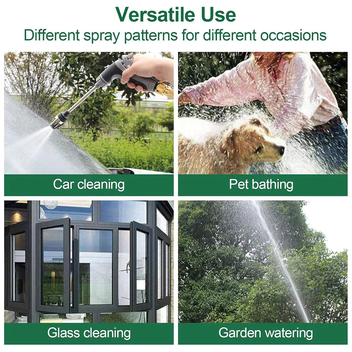 High Pressure Long Pole Water Spray Nozzle Household Car Wash Cleaning Sprayer - Car Wash Sprayer Only - Mekamart Australia