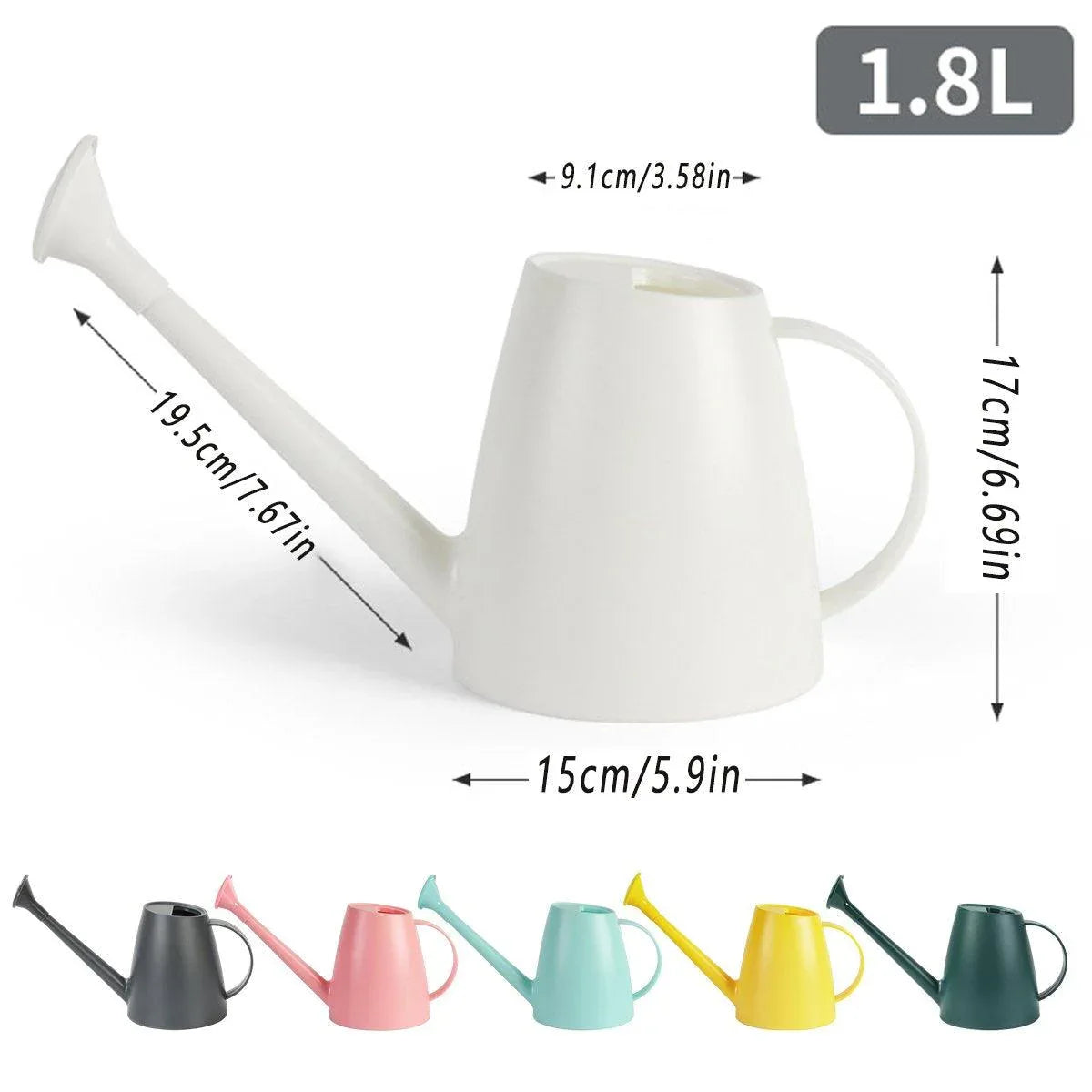 Long Spout Watering Can Garden Sprinkler Gardening Tools for Plants Flowers - Grey - Mekamart Australia