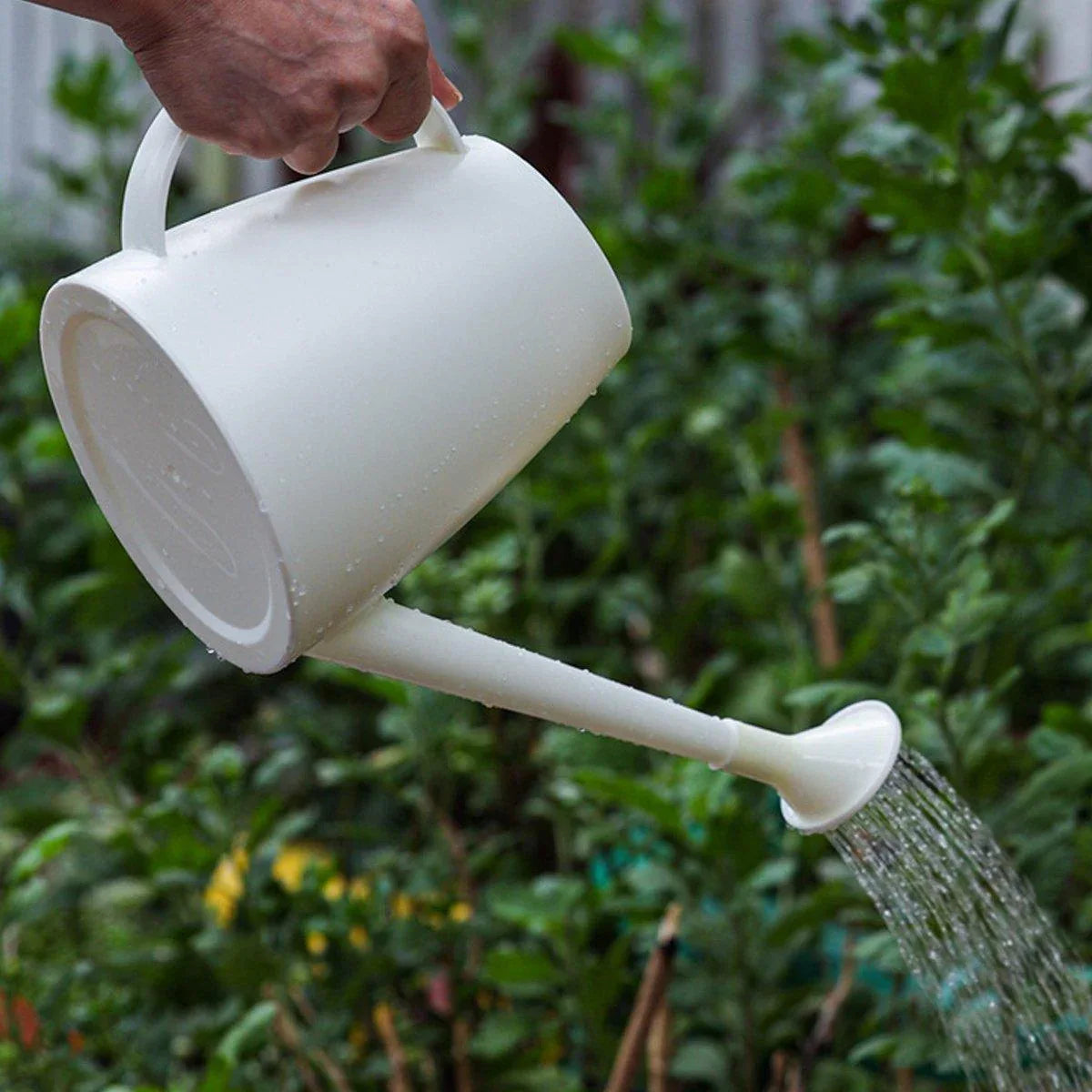 Long Spout Watering Can Garden Sprinkler Gardening Tools for Plants Flowers - Grey - Mekamart Australia
