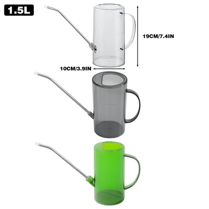 Watering Can Long Spout For Indoor Outdoor Garden Potted Plants Flowers Use - Green - Mekamart Australia