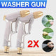 2Pcs High Pressure Water Spray Handle Nozzle Brass Garden Hose Pipe Lawn Car Wash - Mekamart Australia