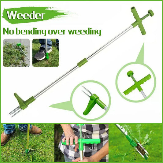 Weed Puller Garden Golves Claws Weeder Twister Twist Pull Lawn Root Remover Tool - Mekamart Australia