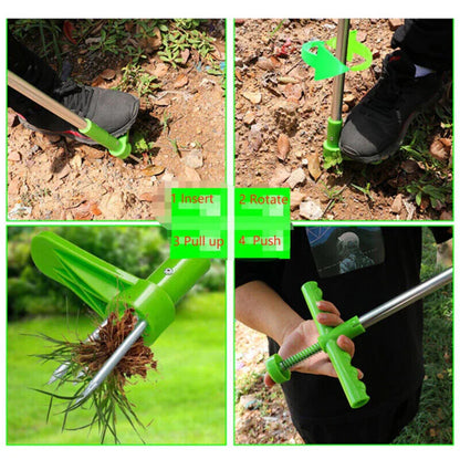 Weed Puller Garden Golves Claws Weeder Twister Twist Pull Lawn Root Remover Tool - Mekamart Australia
