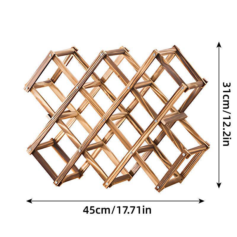 Wooden Wine Rack Display Shelf Stand for Home Bar Storage Wine Bottle Holder - Mekamart Australia