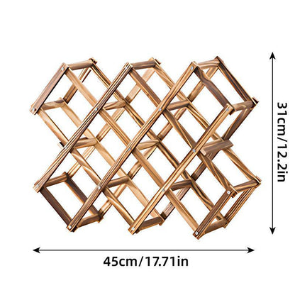 Wooden Wine Rack Display Shelf Stand for Home Bar Storage Wine Bottle Holder - Mekamart Australia