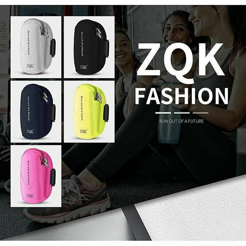 Universal Outdoor Sports Armband Case Phone Holder Gym Running Jogging Arm Band - Navy