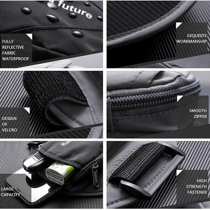 Universal Outdoor Sports Armband Case Phone Holder Gym Running Jogging Arm Band - Pink