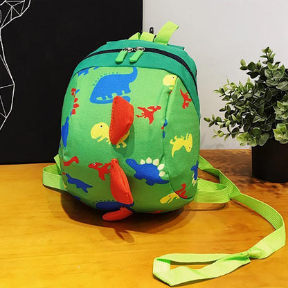 Kids Safety Harness Backpack Toddler Leash Dinosaur Bag Child Anti Lost - Green - Mekamart Australia
