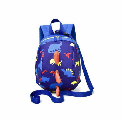 Kids Safety Harness Backpack Toddler Leash Dinosaur Bag Child Anti Lost - Green - Mekamart Australia