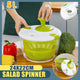 Salad Spinner Vegetable Lettuce Salad Leaves Washer Dryer Serving Bowl Container - Mekamart Australia