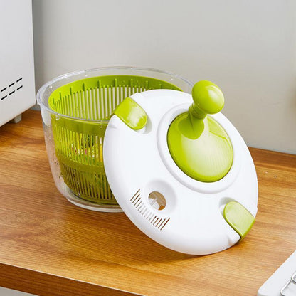 Salad Spinner Vegetable Lettuce Salad Leaves Washer Dryer Serving Bowl Container - Mekamart Australia