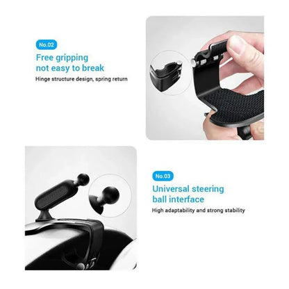 360� Rotation Universal Dashboard Car Phone Holder Mount Gps Stand Cradle Clamp