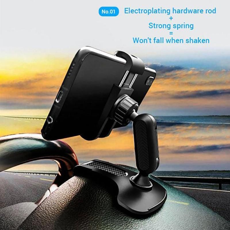 360� Rotation Universal Dashboard Car Phone Holder Mount Gps Stand Cradle Clamp