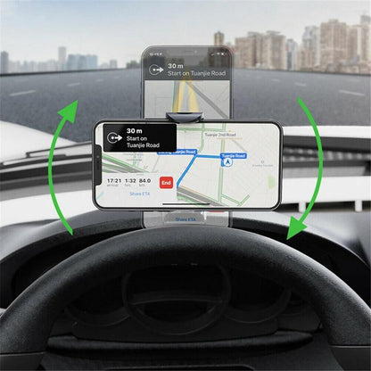 360� Rotation Universal Dashboard Car Phone Holder Mount Gps Stand Cradle Clamp