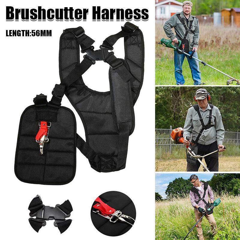 Double Shoulder Strap Harness For Brushcutter Whipper Snipper Trimmers Universal - Mekamart Australia