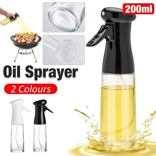 Olive Oil Sprayer Dispenser Cooking Baking BBQ Spray Bottle Kitchen Tool HG - Black - Mekamart Australia