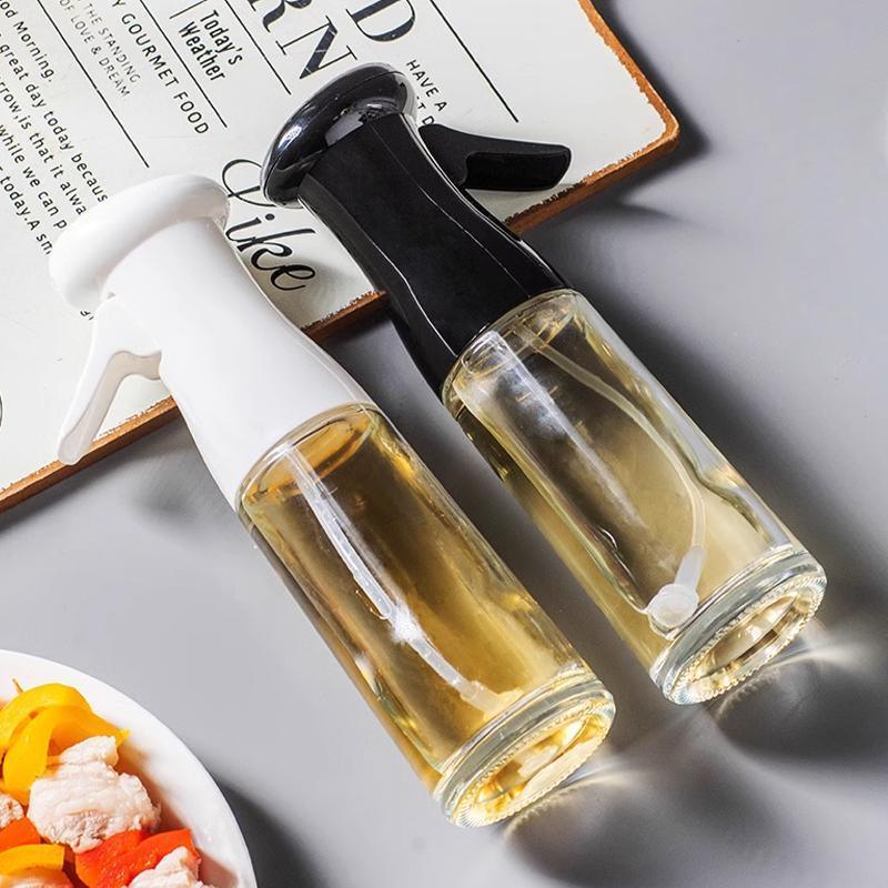 Olive Oil Sprayer Dispenser Cooking Baking BBQ Spray Bottle Kitchen Tool HG - Black - Mekamart Australia