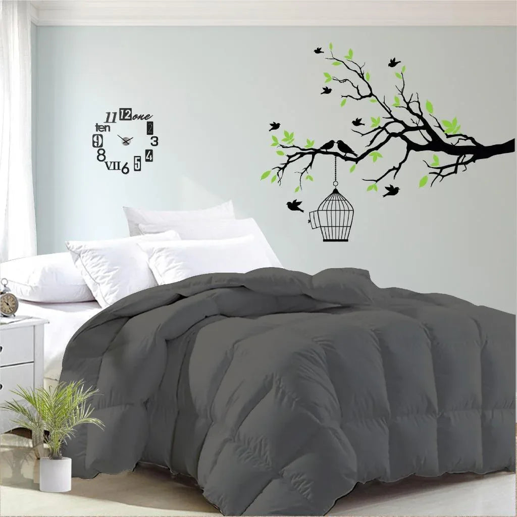 Luxor Australian Made Summer Grey 200GSM Bamboo Blend Quilt Queen - Mekamart Australia