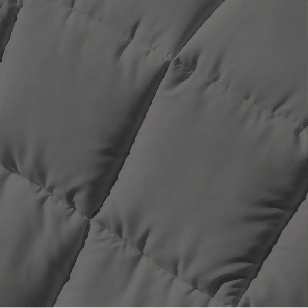 Luxor Australian Made All Season Grey 400GSM Bamboo Blend Quilt Queen - Mekamart Australia