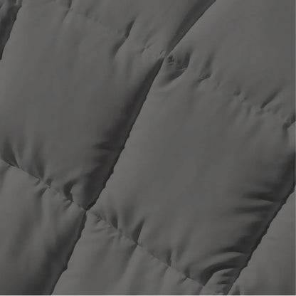 Luxor Australian Made All Season Grey 400GSM Bamboo Blend Quilt Queen - Mekamart Australia