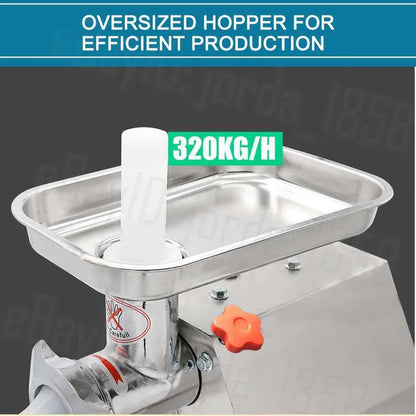 1.63HP Commercial Meat Mincer- Electric Grinder & Sausage Maker Filler 1200W - Mekamart Australia