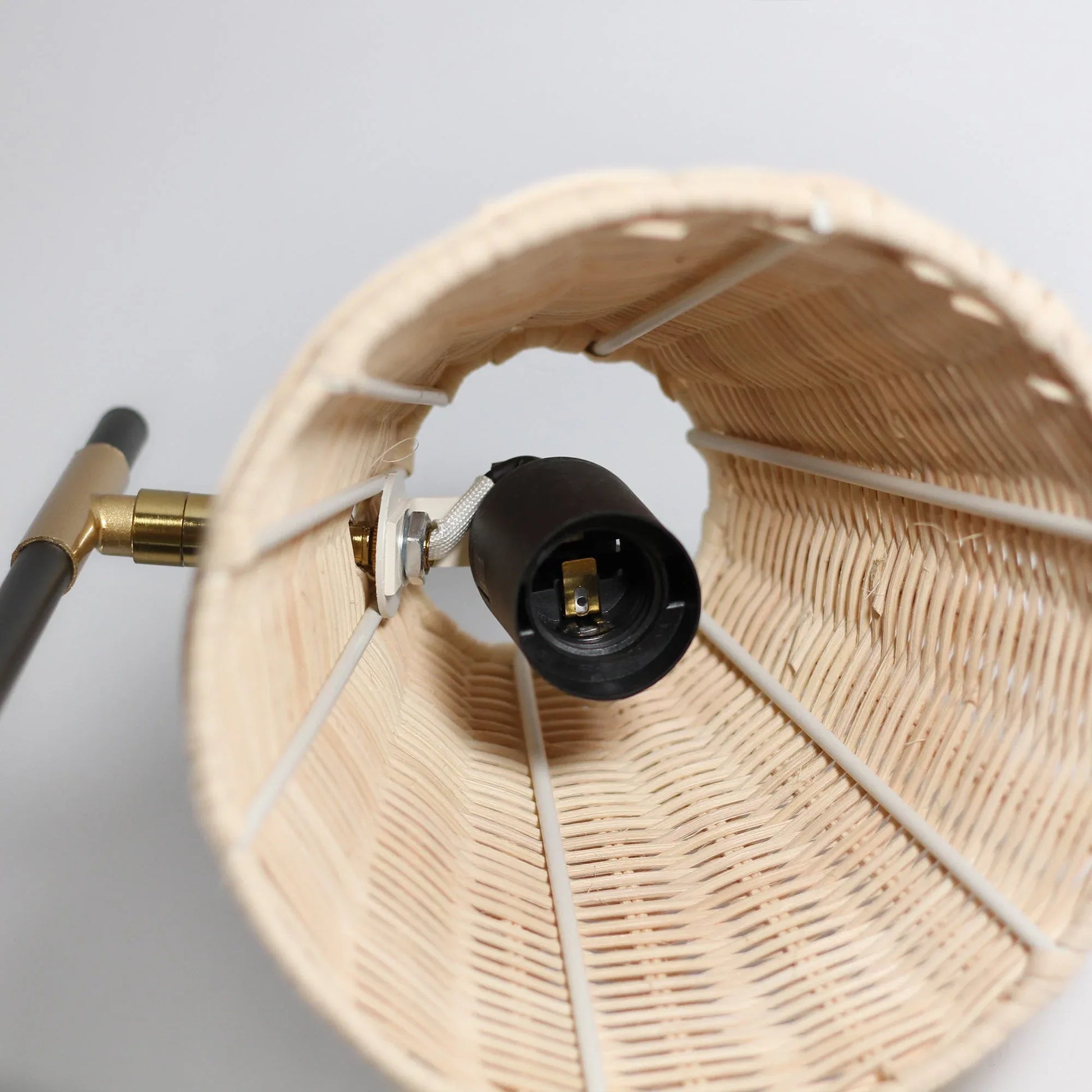 Yvette Rattan Table Lamp - Mekamart Australia