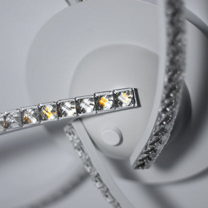 Irie Dimmable 3 Lights LED Ceiling Light - White