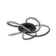 Irie Dimmable 5 Lights LED Ceiling Light - Black