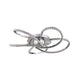 Irie Dimmable 5 Lights LED Ceiling Light - Chrome