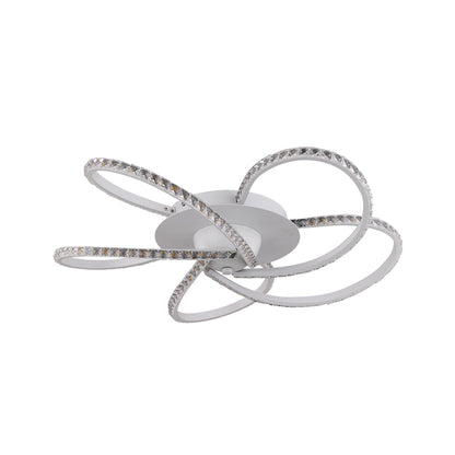 Irie Dimmable 5 Lights LED Ceiling Light - White