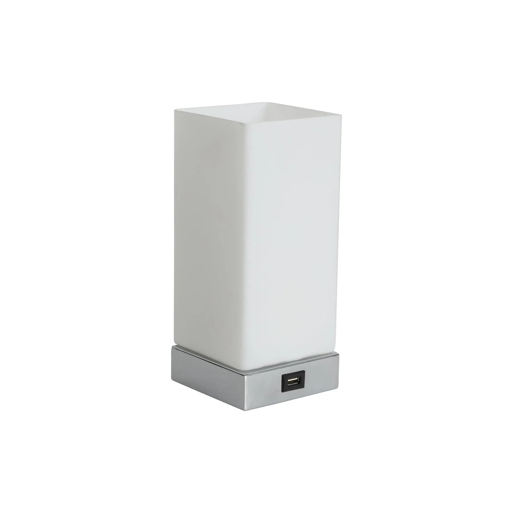 Jessica Rectangle Touch Lamp with USB Port - Mekamart Australia